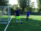 Laatste training S.K.N.W.K. JO11-1JM van seizoen 2022-2023 (partijtje tegen de ouders) (2/221)